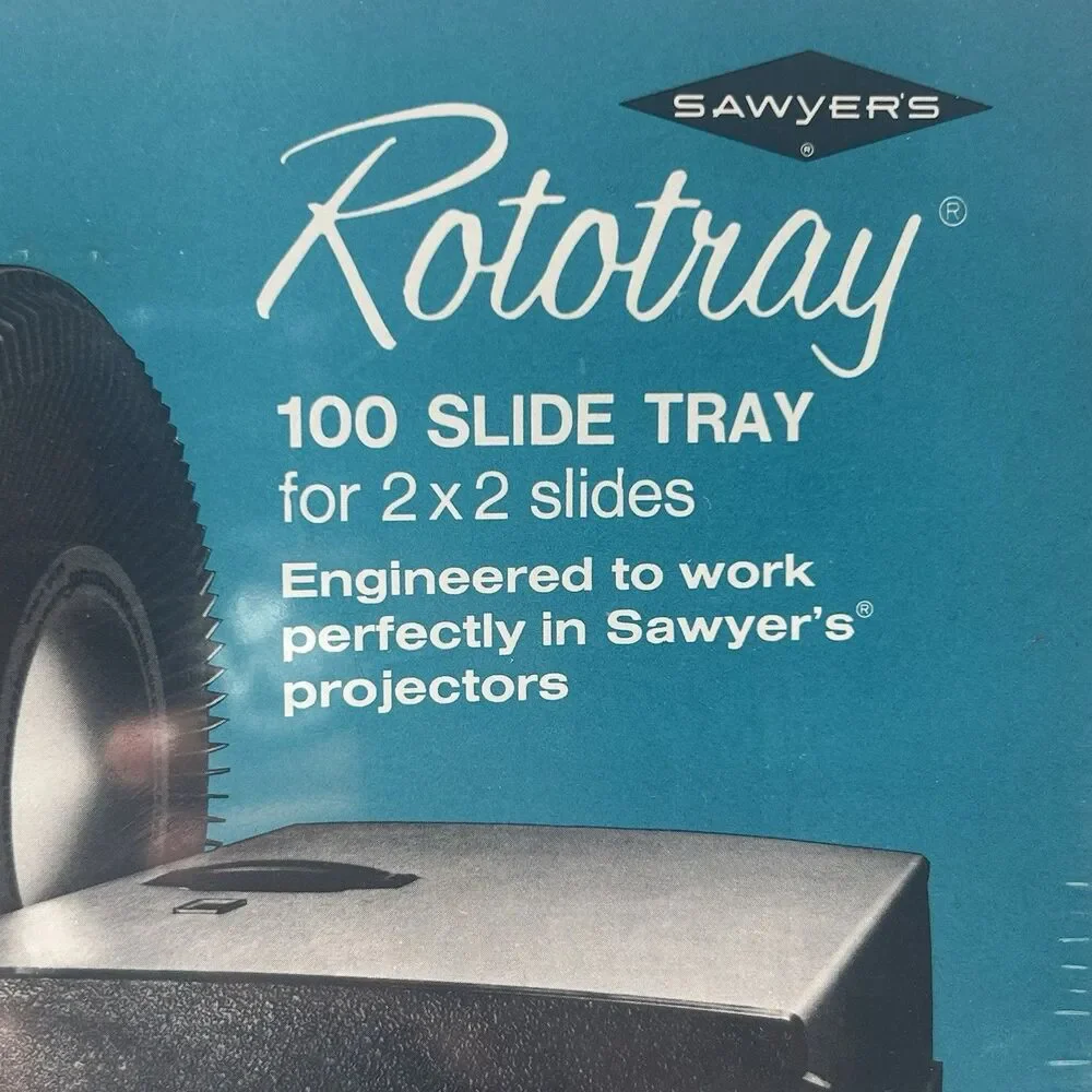 Sawyers Rototray 100 Slide Tray New Unopened Factory Sealed Vintage Photography